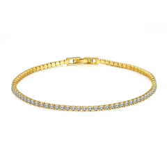 Simulated Diamond Birthstone Bracelets for Women