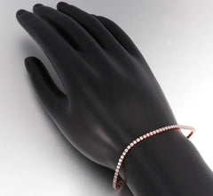 Simulated Diamond Birthstone Bracelets for Women