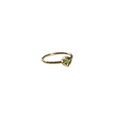 Adjustable Green Peridot Ring