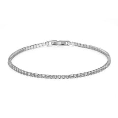 Simulated Diamond Birthstone Bracelets for Women