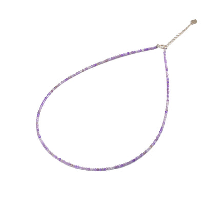 Buy Amethyst 2MM Silver 925 Necklace for Female