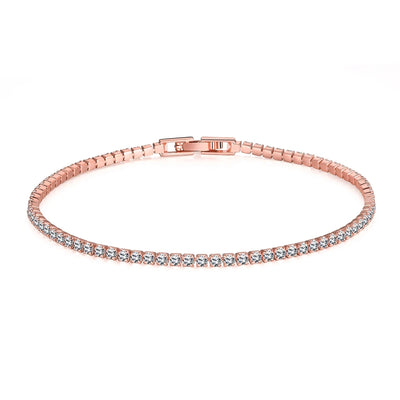 Simulated Diamond Birthstone Bracelets for Women