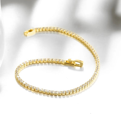 Simulated Diamond Birthstone Bracelets for Women