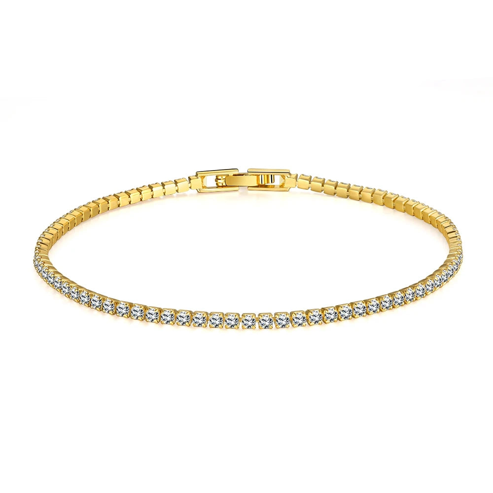 Simulated Diamond Birthstone Bracelets for Women