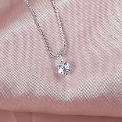 925 Sterling Silver Water Drop Necklace