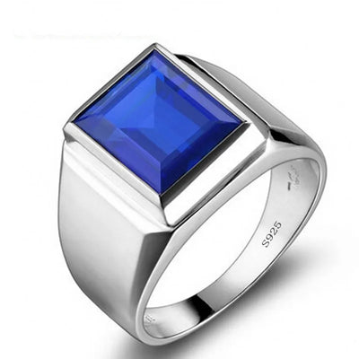 Sapphire Men's Ring
