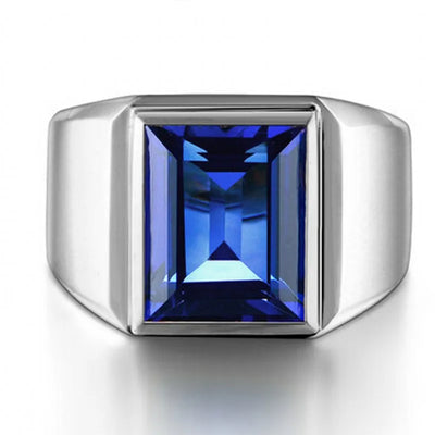 Sapphire Men's Ring