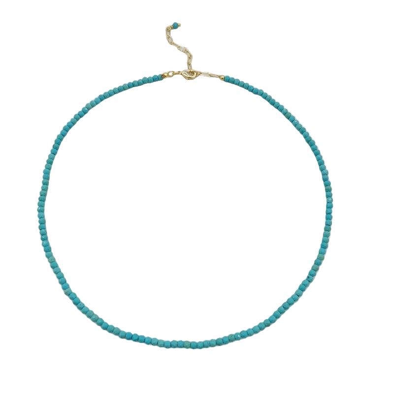 14K Gold Filled Turquoise Choker