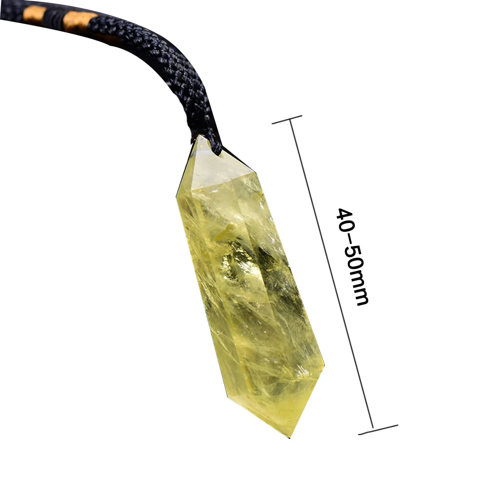 Natural Citrine Crystal necklace