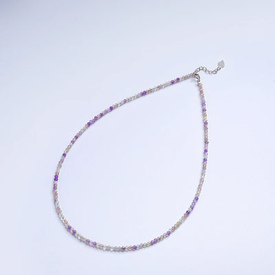 Buy Amethyst 2MM Silver 925 Necklace for Female