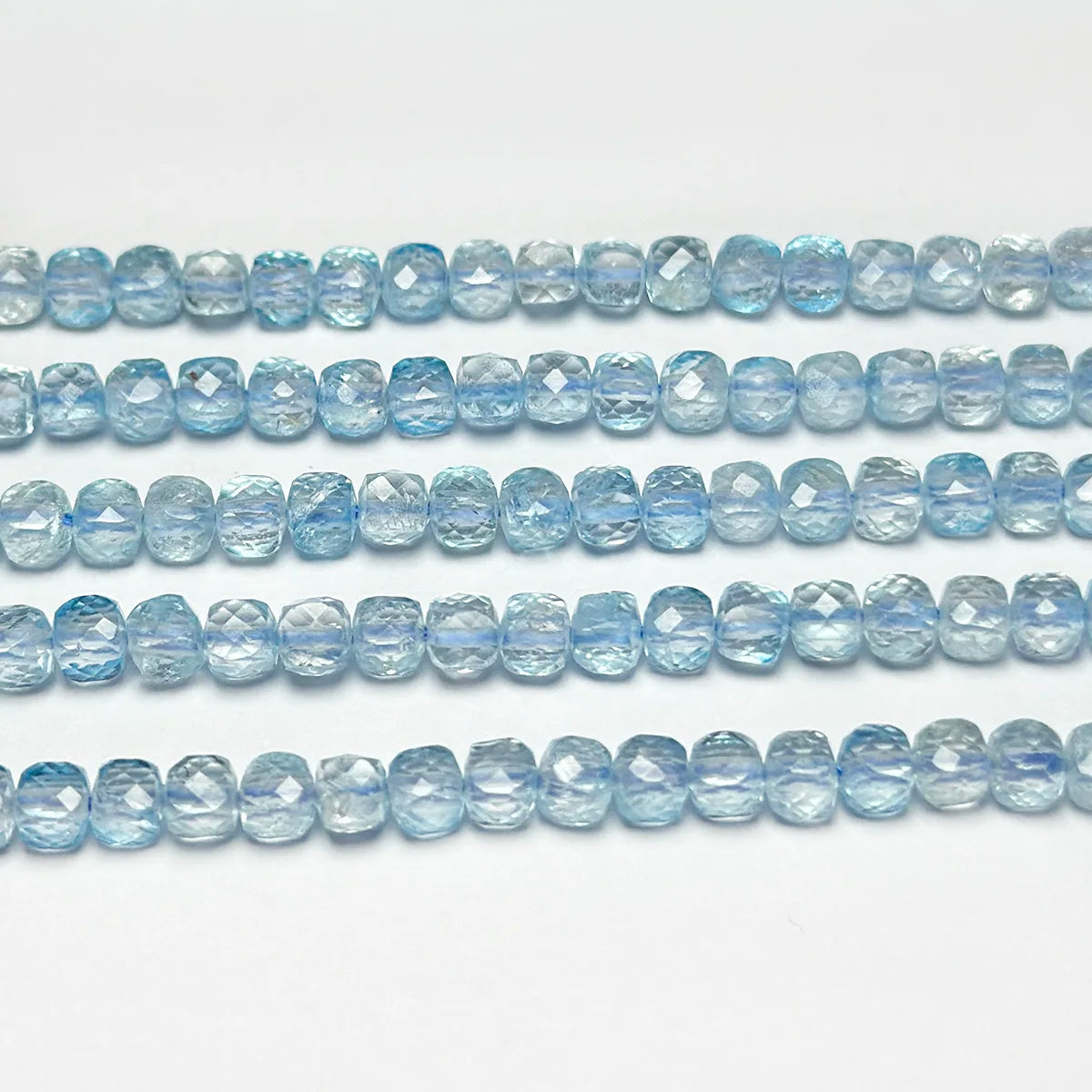 Wholesale Natural Blue Topaz Faceted Beads