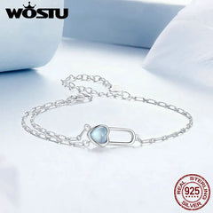 Aquamarine Stackable Bracelet