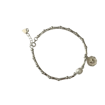 925 Sterling Silver Bracelet Partial Pearls Knots Bracelets for Women Fashion Luxury Design Bead Charm Bracelet Party Jewelry