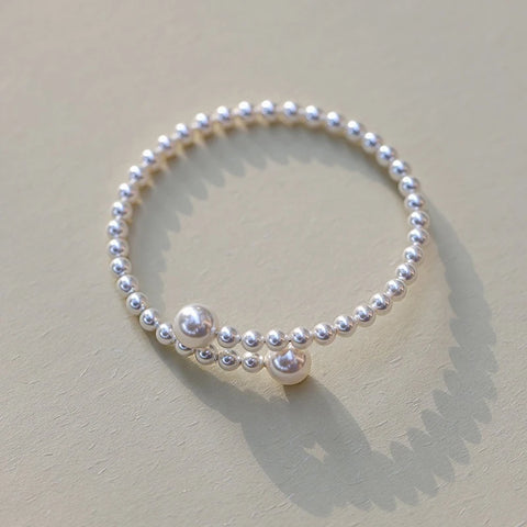 Stretchable Imitation Pearl Bracelet