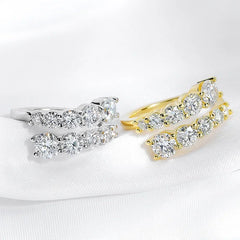 Moissanite Rings for Women Sparkling Flawless