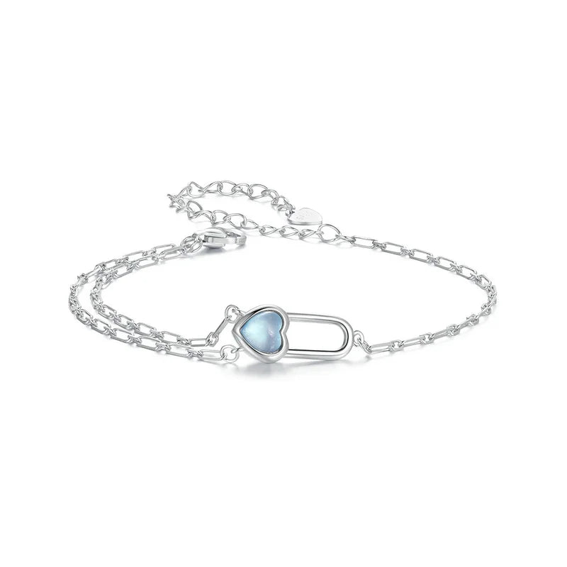 Aquamarine Stackable Bracelet