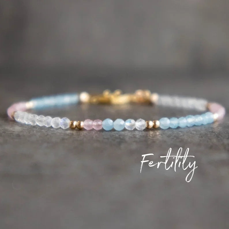 Rose Quartz Moonstone Aquamarine