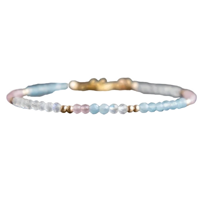 Rose Quartz Moonstone Aquamarine