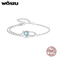Aquamarine Stackable Bracelet