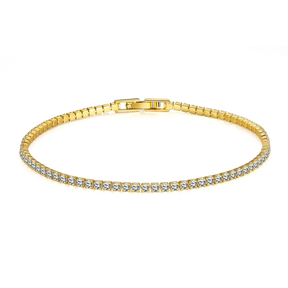 Simulated Diamond Birthstone Bracelets for Women