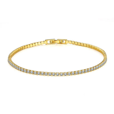 Simulated Diamond Birthstone Bracelets for Women