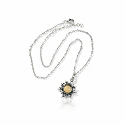 Moon and Sun Pendant Necklace