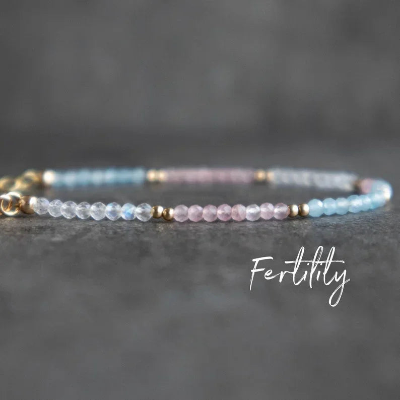 Rose Quartz Moonstone Aquamarine