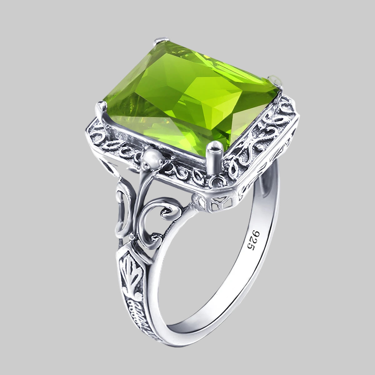 Szjinao Amethyst Ring Vintage Gemstone Ring 925 Sterling Silver For Woman Man Birthday Party Anniversary Gift Trend Fine Jewelry