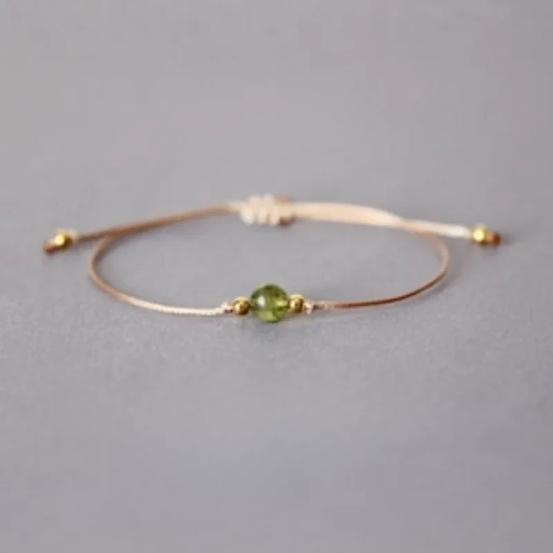 Peridot Gemstone Bracelet