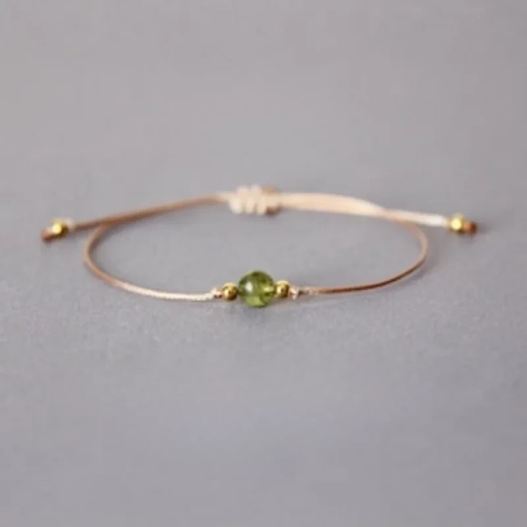 Peridot Gemstone Bracelet