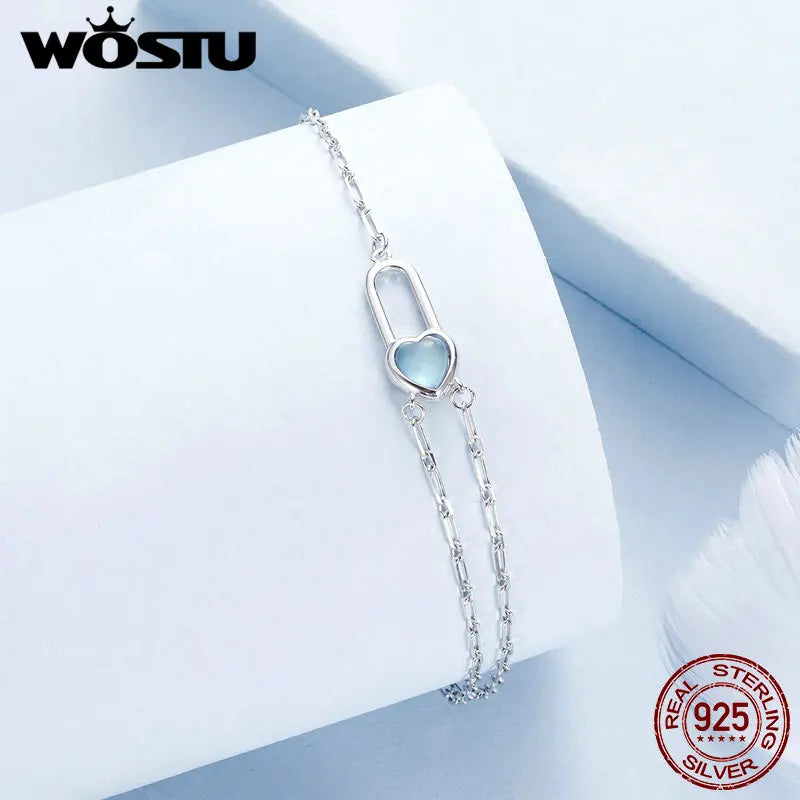 Aquamarine Stackable Bracelet