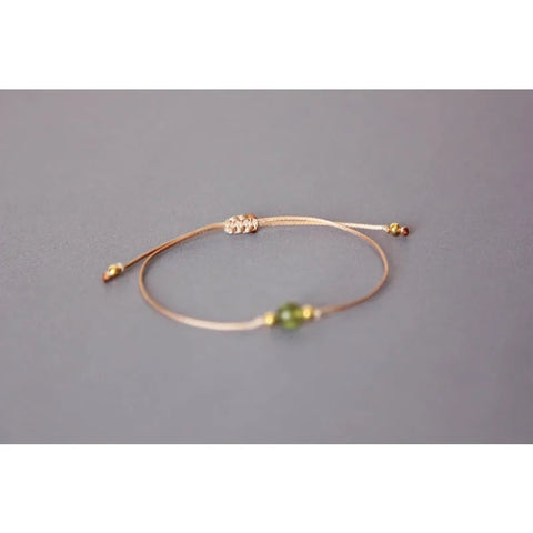 Peridot Gemstone Bracelet