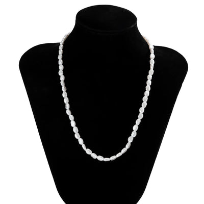 Baroque Imitation Pearl Choker Necklace