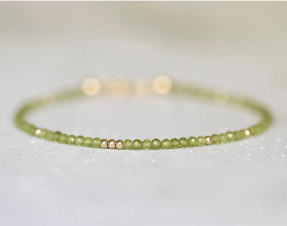 Peridot August Birthstone Bracelet