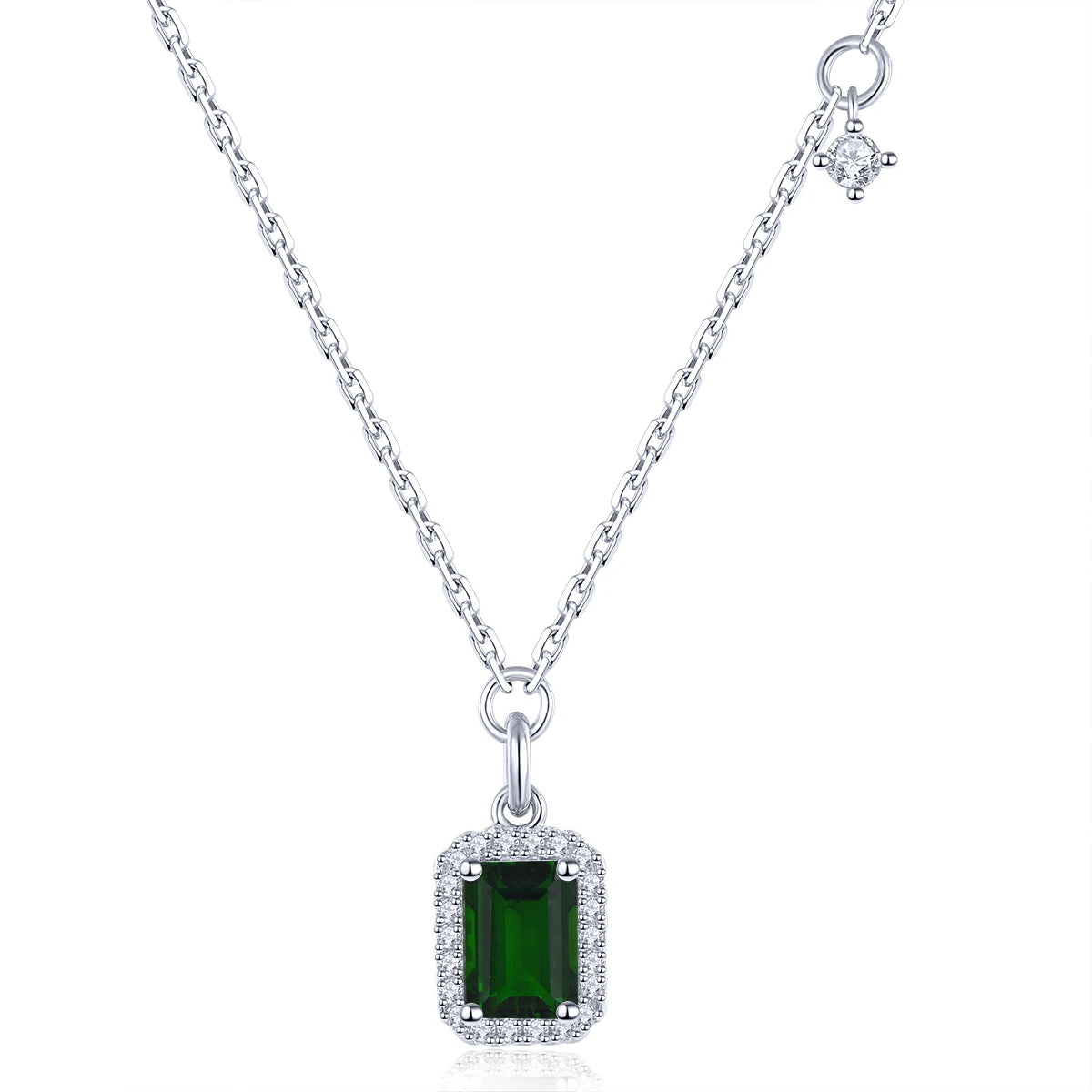 Natural Blue Sapphire Sterling Silver Pendants Necklaces 1.15 Carats Genuine Precious Gemstone Exquisite Fine Jewelrys S925 Women Gifts