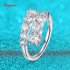 Moissanite Rings for Women Sparkling Flawless