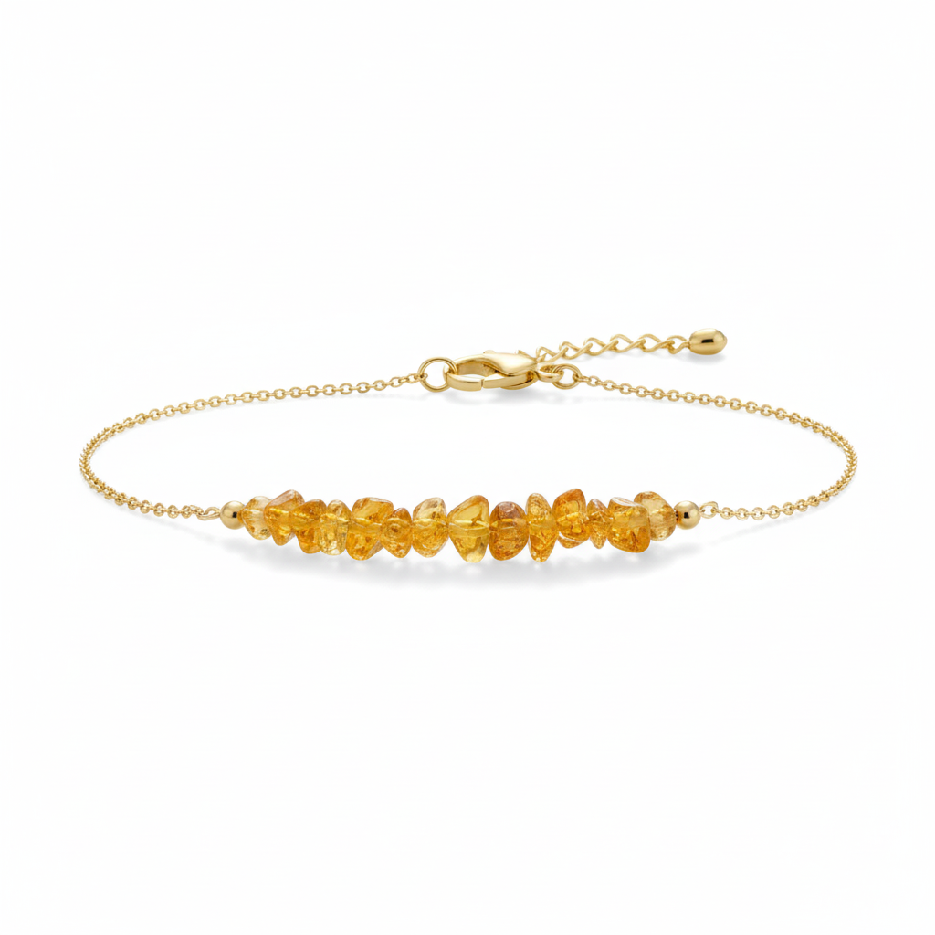 Raw Citrine Abundance Bracelet