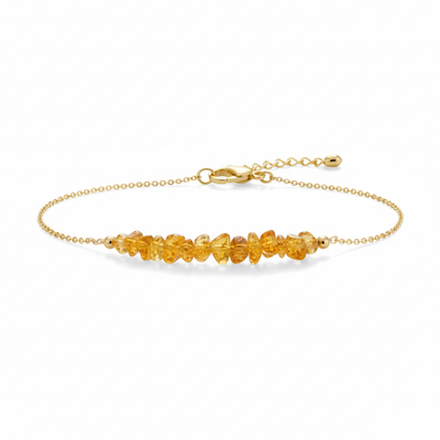 Raw Citrine Abundance Bracelet