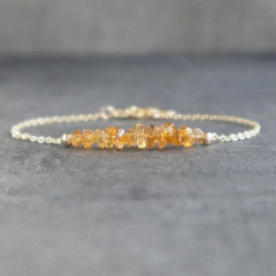Raw Citrine Abundance Bracelet