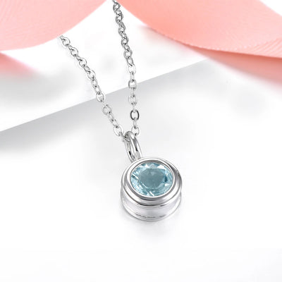 Natural Aquamarine Solid Sterling Silver Pendant