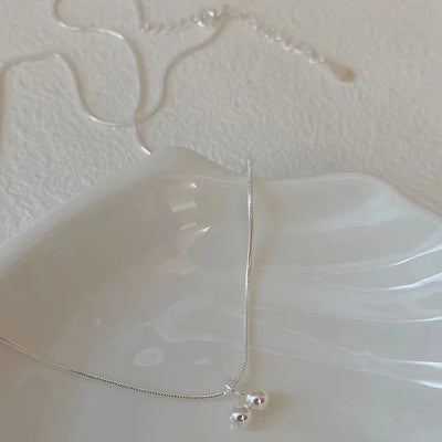 VENTFILLE 925 Sterling Silver Green Crystal Necklace for Women Girl Temperament Banquet Water Drop Jewelry Gift Dropshipping