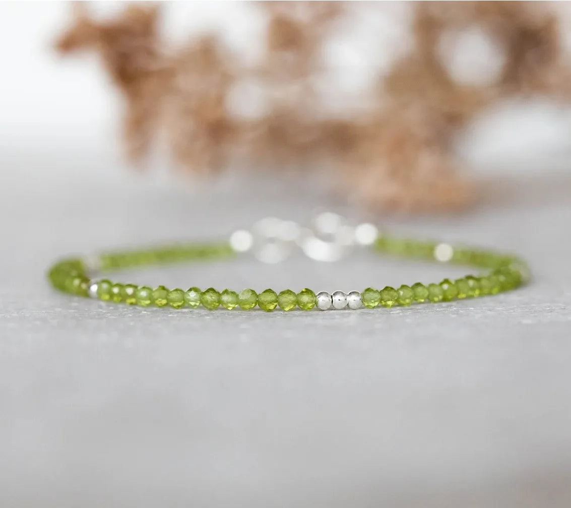 Peridot August Birthstone Bracelet