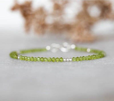 Peridot August Birthstone Bracelet