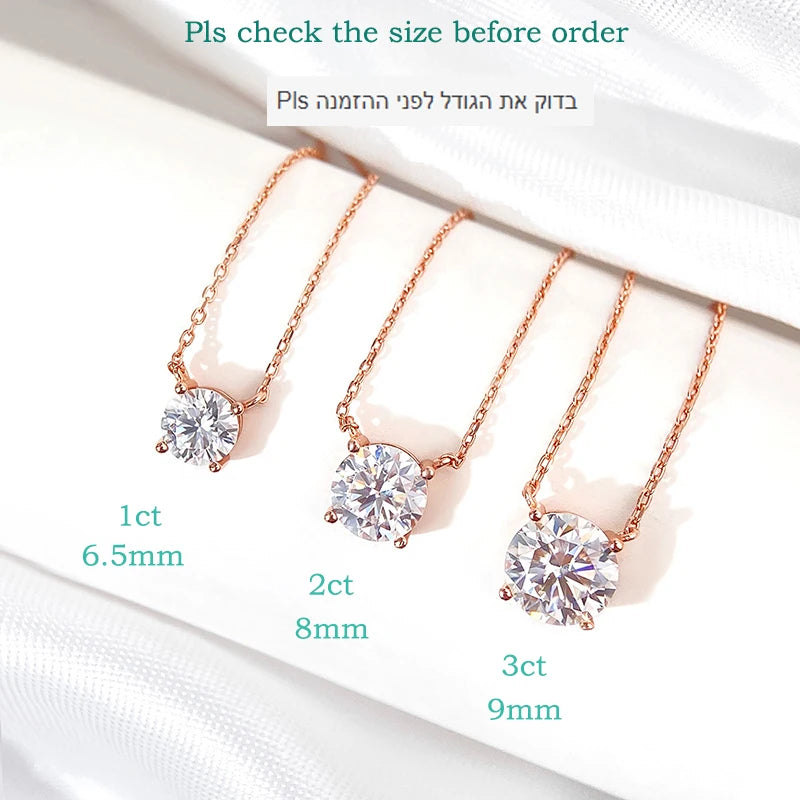 Moissanite Necklace for Women