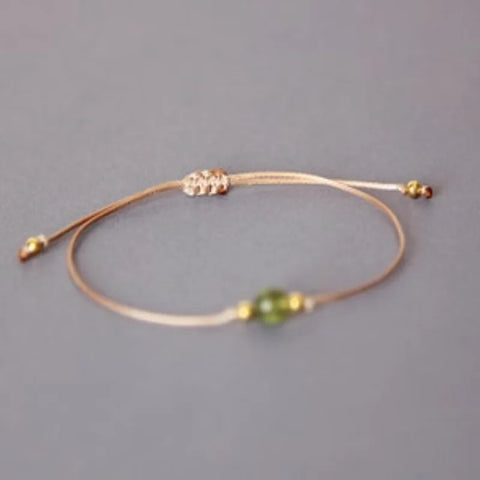 Peridot Gemstone Bracelet