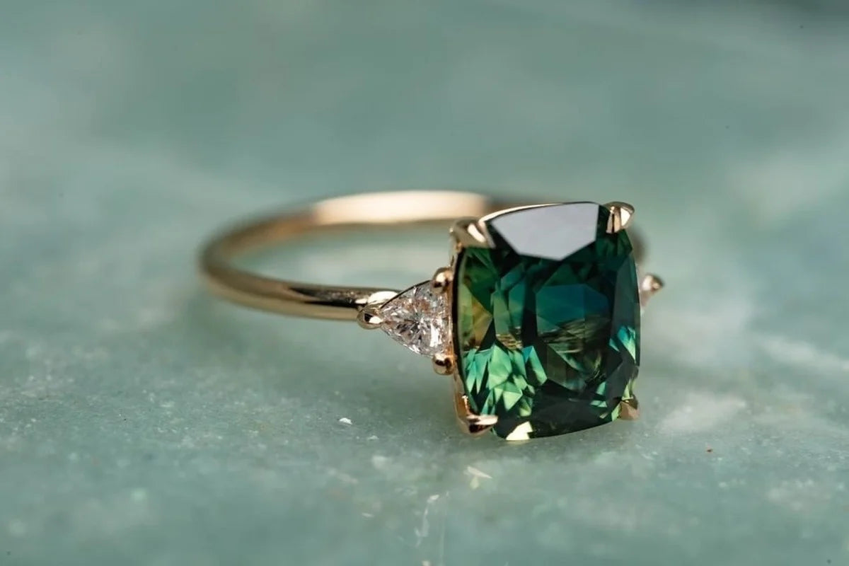 Classic Green Gemstone Ring