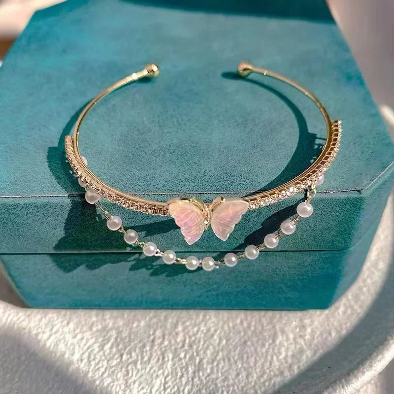Exquisite Opal Tulip Zircon Bracelet for Women Fashionable Personalized Daily Accessory Party Jewelry Birthday Anniversary Gifts
