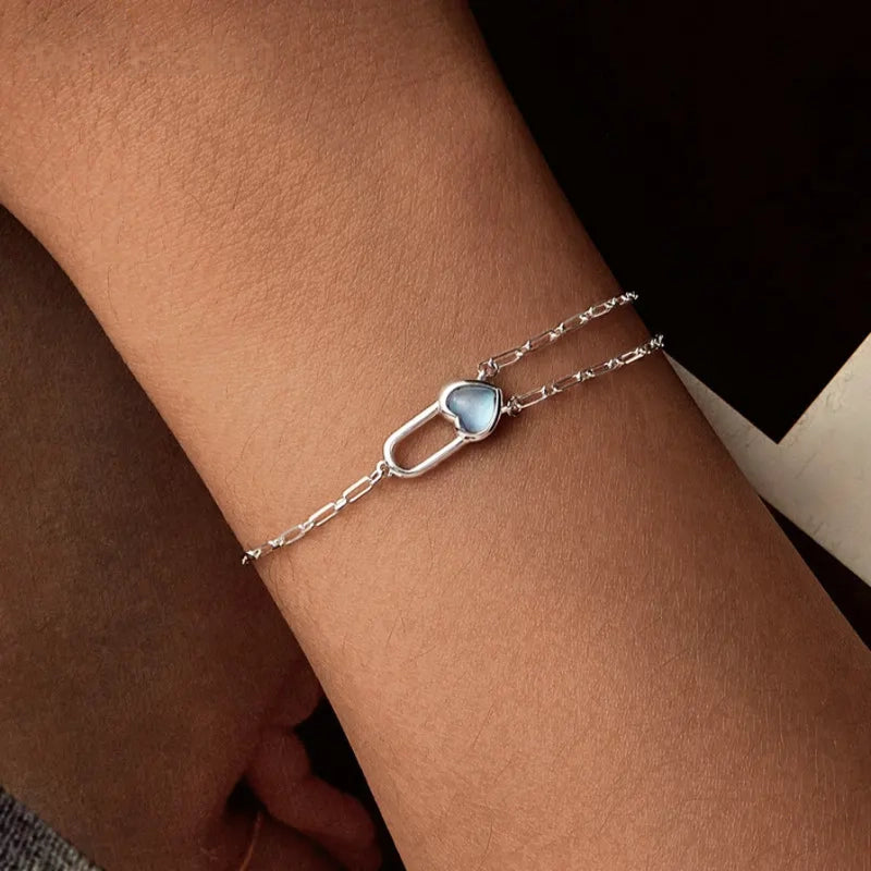 Aquamarine Stackable Bracelet