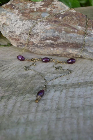 Antique Victorian Garnet Necklace