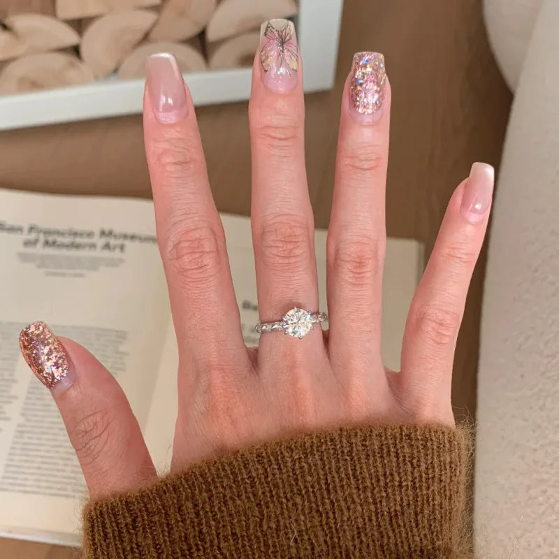 PANJBJ 925 Sterling Silve Moonstone Irregular Ring for Women Party Gift Adjustabler Personality Korean Dropshipping